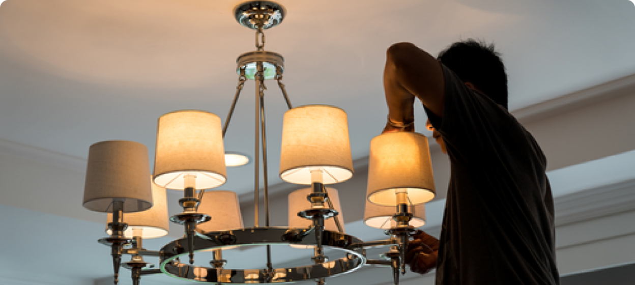 Chandelier Installation